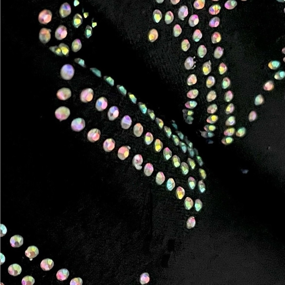 Juicy Couture Sport Iridescent Rhinestone Logo Legging - Picture 2 of 5